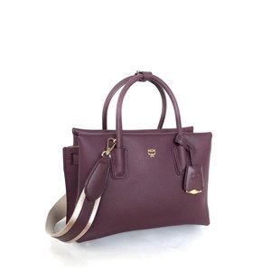 MCM Leather Milla Medium Tote